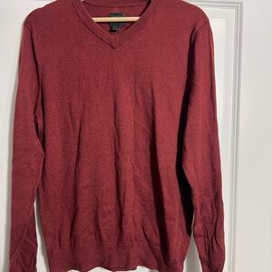 Men's Cotton Cashmere V-Neck Sweater